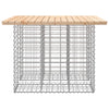 Garden Bench Gabion Design 100x102x72 cm Solid Wood Pine
