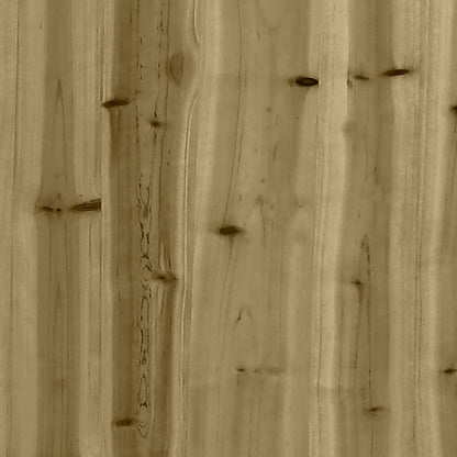 Garden Bench | Natural Wood and Galvanised Steel