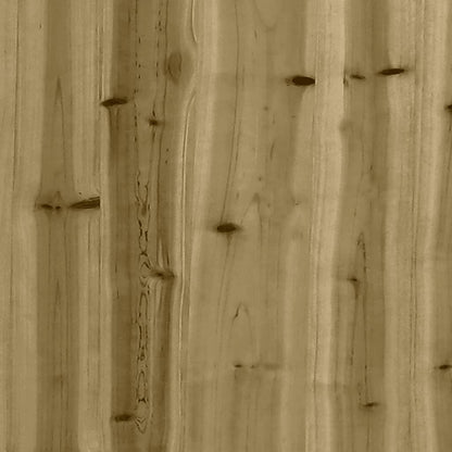 Garden Bench | Natural Pine | Treated Pine Wood, Galvanised Steel | Large