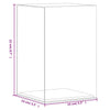 Display Box Transparent 14x14x22 cm Acrylic