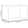 Display Box Transparent 56x36x37 cm Acrylic