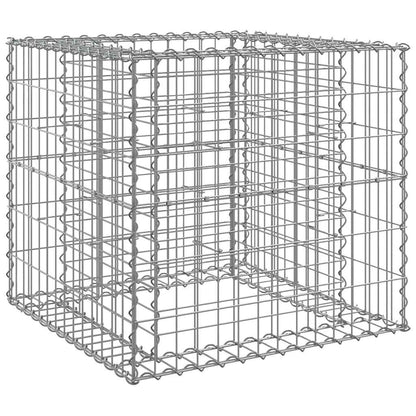 Gabion Basket Silver Galvanized Iron Medium Durable