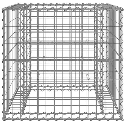 Gabion Basket Silver Galvanized Iron Medium Durable