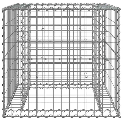 Gabion Basket Silver Galvanized Iron Medium Durable