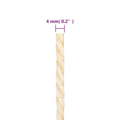 Rope 100% Sisal 4 mm 250 m
