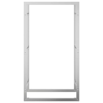 Firewood Rack 50x28x94 cm Stainless Steel