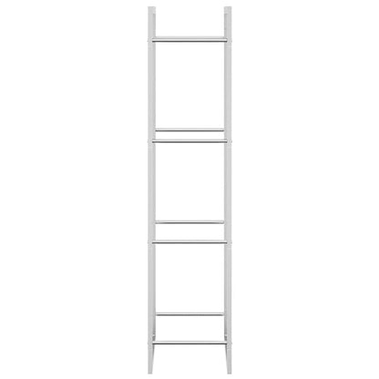 Firewood Rack 50x28x132 cm Stainless Steel