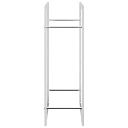 Firewood Rack 80x28x86 cm Stainless Steel