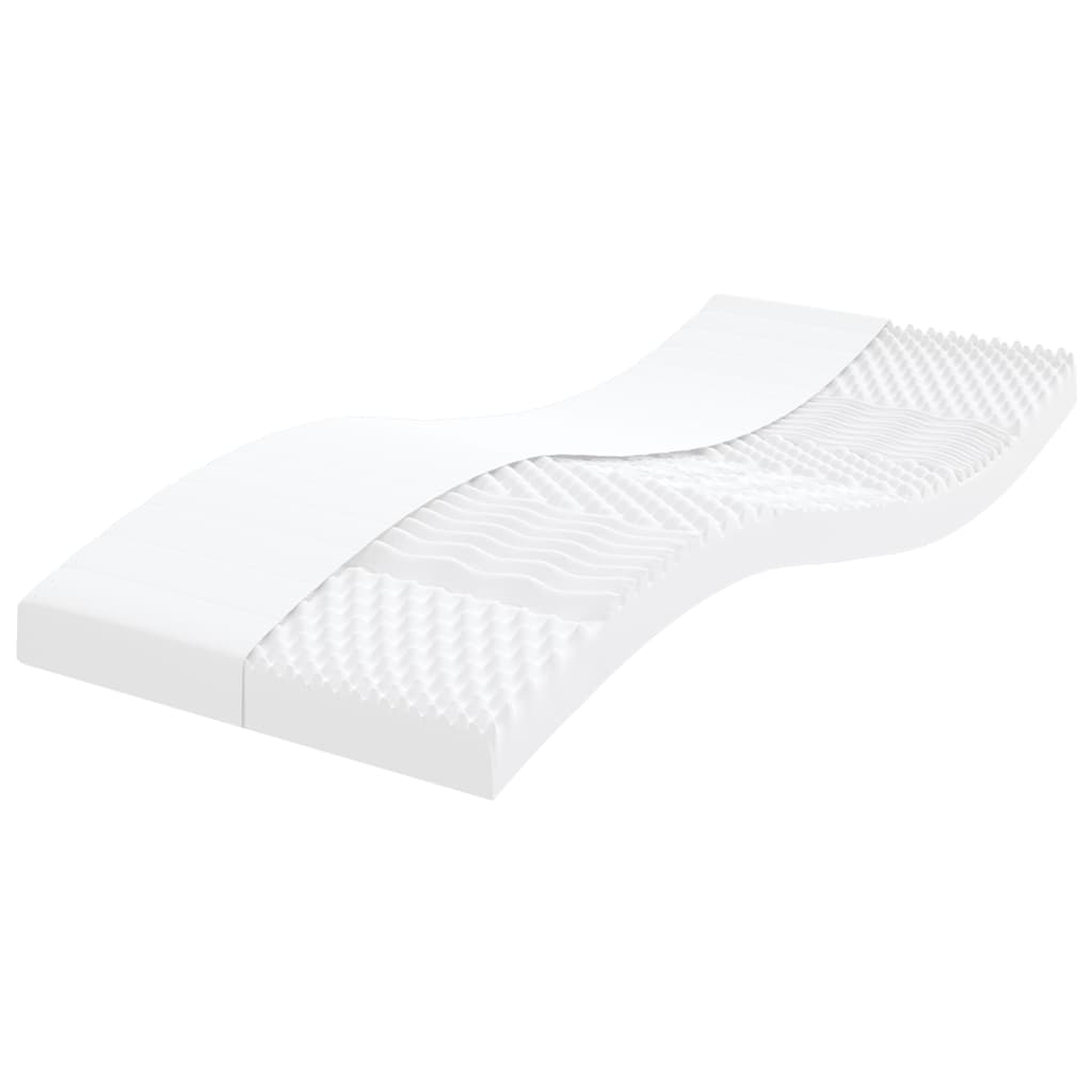 Daybed with Trundle and Mattresses Dark Grey 90x190 cm Fabric