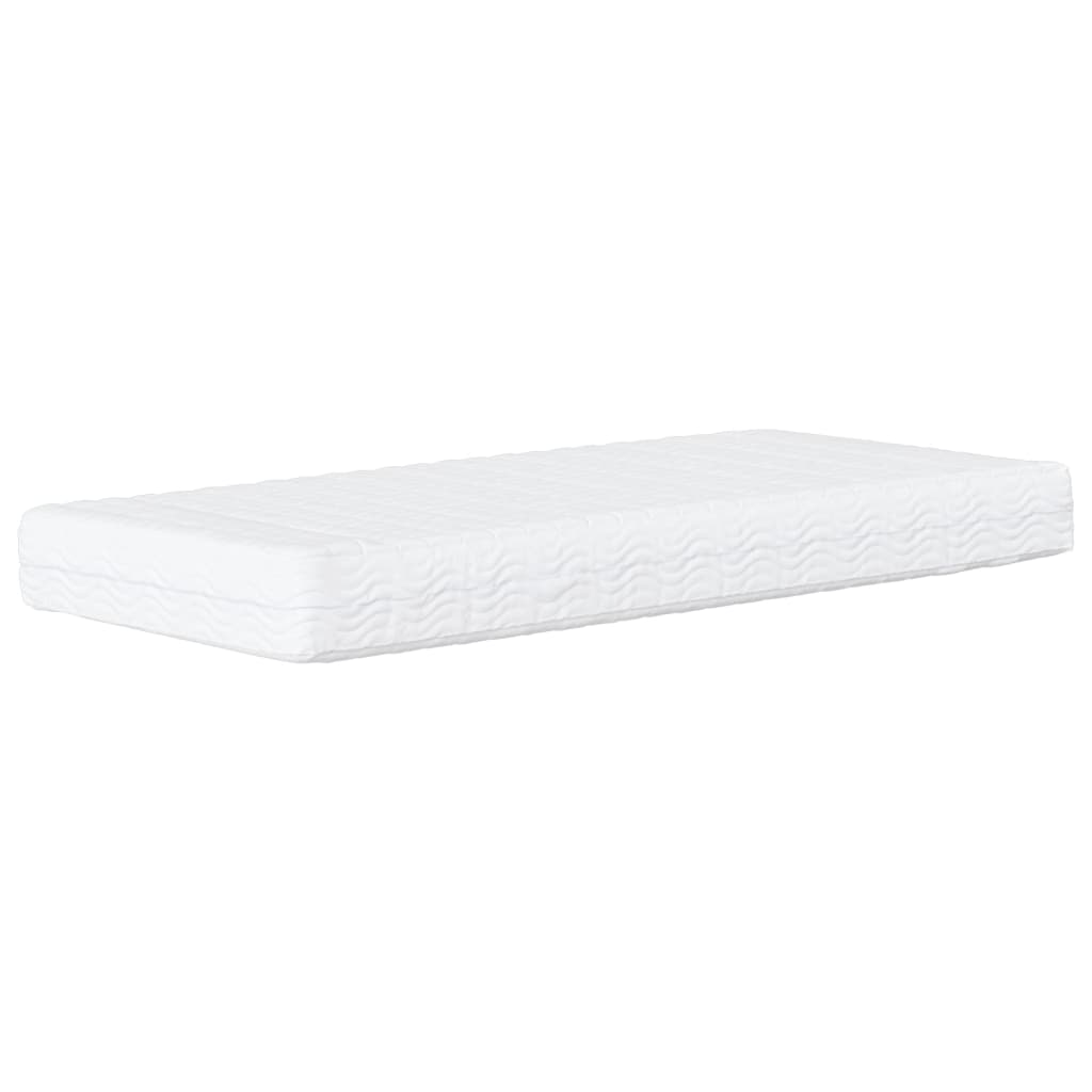 Daybed with Mattress Dark Grey 90x190 cm Velvet
