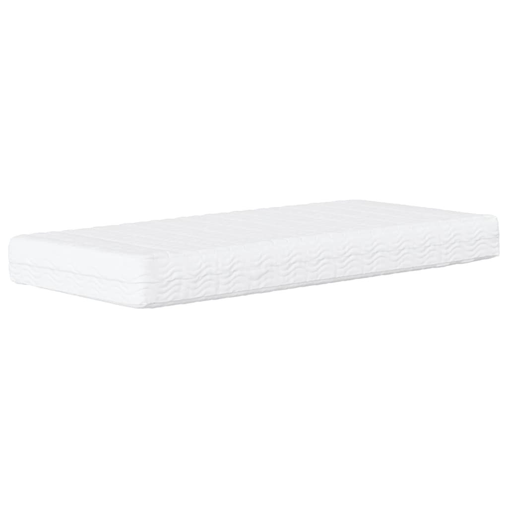 Daybed with Mattress Dark Grey 90x190 cm Fabric