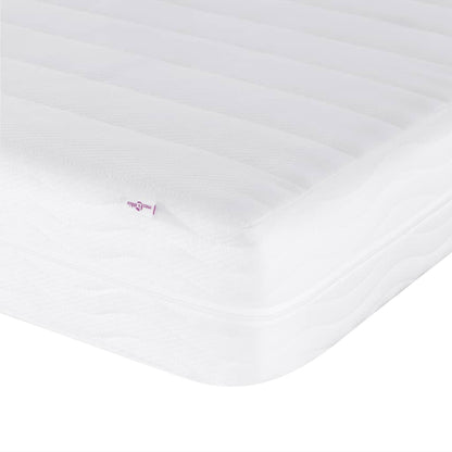Daybed with Mattress Light Grey 90x190 cm Fabric