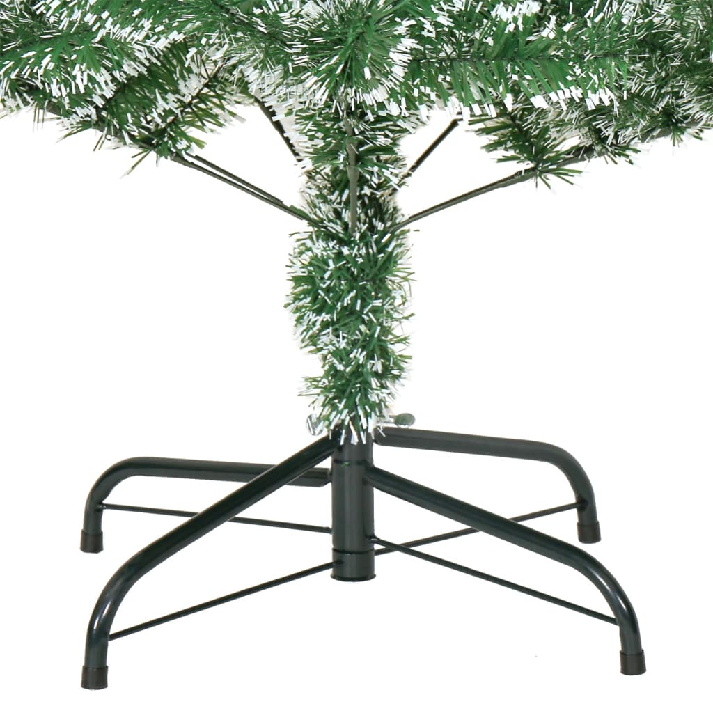 Artificial Christmas Tree Green and white PET 59.1 in