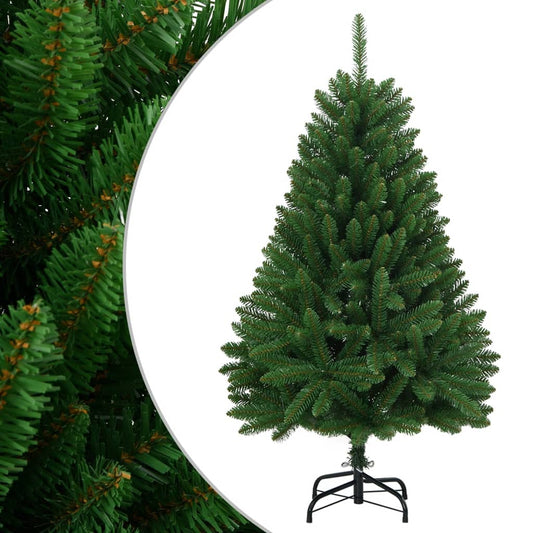 Artificial Hinged Christmas Tree Green PVC, Metal Foldable