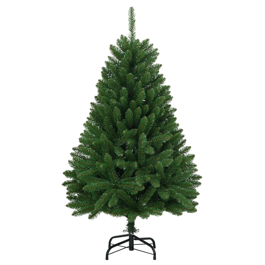 Artificial Hinged Christmas Tree Green PVC, Metal Foldable