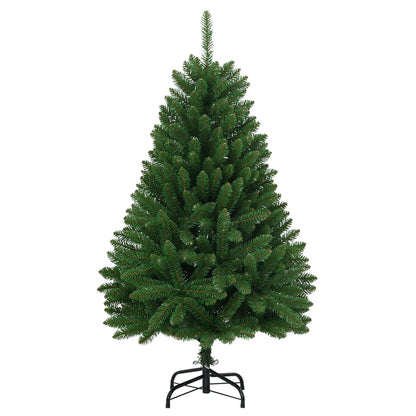 Artificial Hinged Christmas Tree Green PVC, Metal Foldable