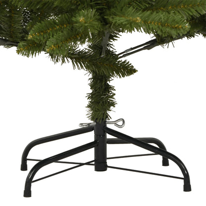 Artificial Hinged Christmas Tree with Stand Green 180 cm