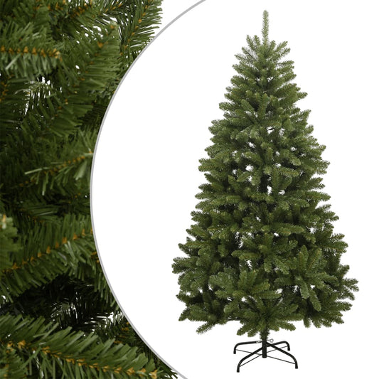 Artificial Hinged Christmas Tree Green PVC (polyvinylchloride), Metal
