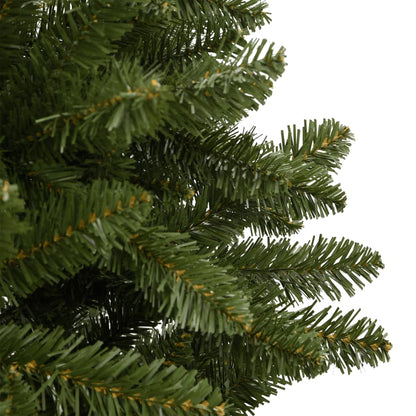 Artificial Hinged Christmas Tree Green PVC (polyvinylchloride), Metal