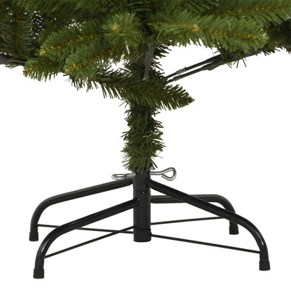 Artificial Hinged Christmas Tree Green PVC (polyvinylchloride), Metal