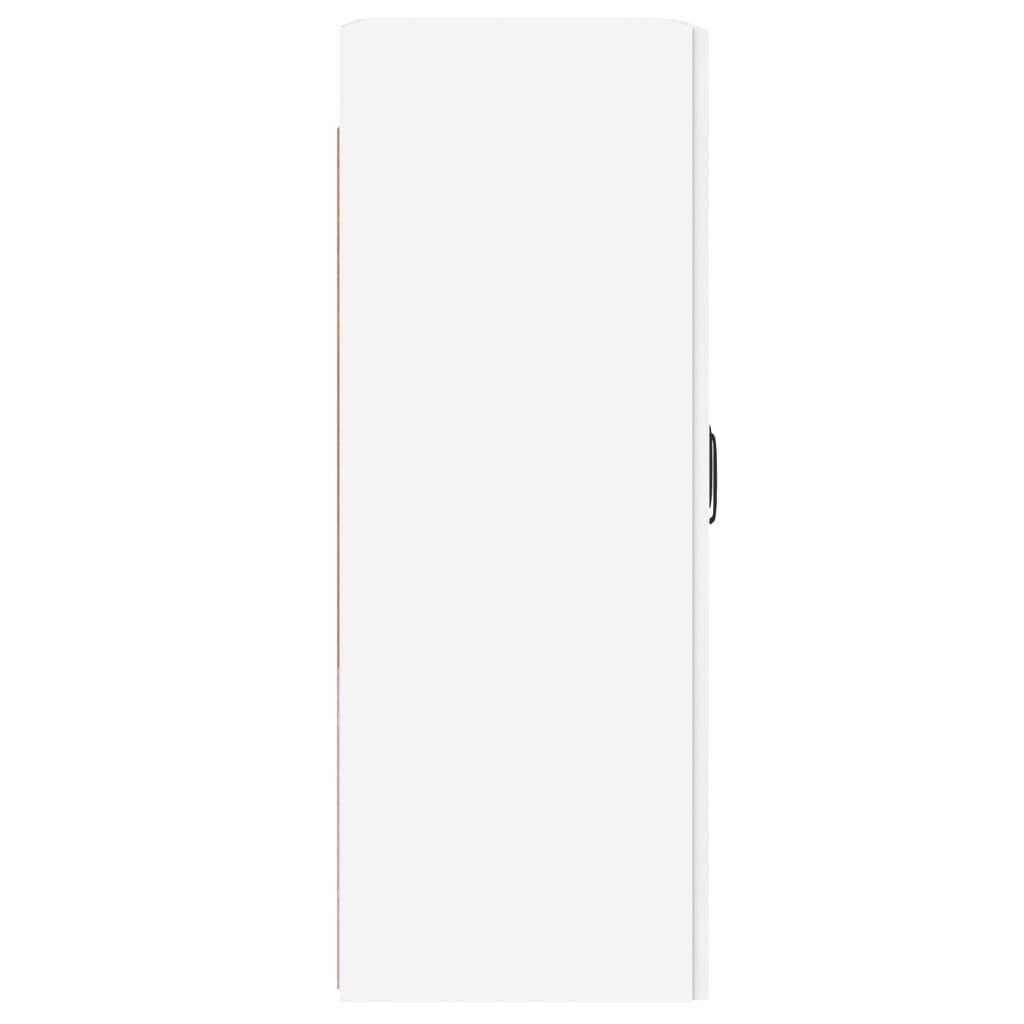 Wall Mounted Cabinets 2 pcs White Engineered Wood