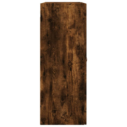 Wall Mounted Cabinets 2 pcs Smoked Oak Engineered Wood