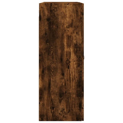 Wall Mounted Cabinets 2 pcs Smoked Oak Engineered Wood