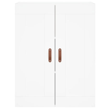 Wall Mounted Cabinets 2 pcs White Engineered Wood