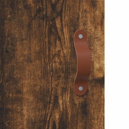 Wall Mounted Cabinets 2 pcs Smoked Oak Engineered Wood