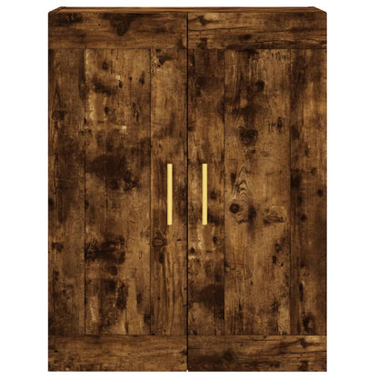 Wall Mounted Cabinets 2 pcs Smoked Oak Engineered Wood
