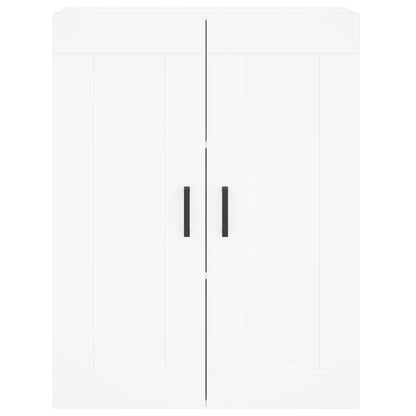 Wall Mounted Cabinets 2 pcs White Engineered Wood