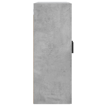 Wall Mounted Cabinets 2 pcs Concrete Grey Engineered Wood