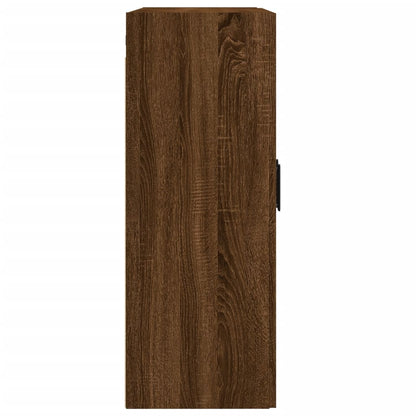 Wall Mounted Cabinets 2 pcs Brown Oak Engineered Wood