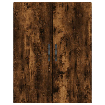 Highboard Smoked Oak 69,5x34x180 cm Engineered Wood