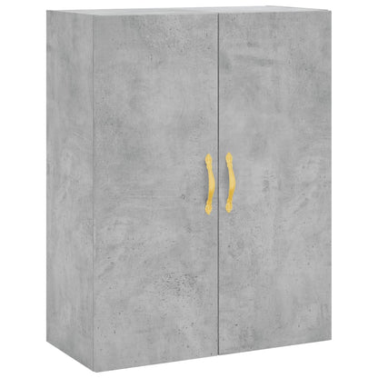Highboard Concrete Grey 69,5x34x180 cm Engineered Wood