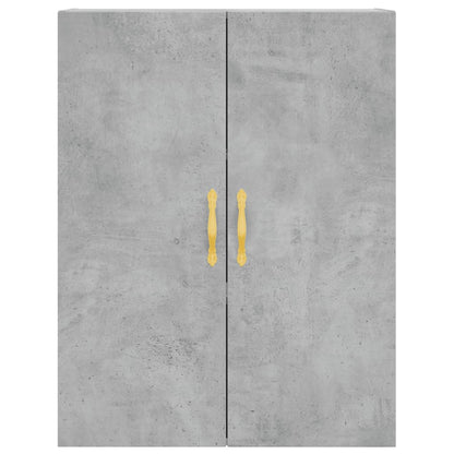 Highboard Concrete Grey 69,5x34x180 cm Engineered Wood