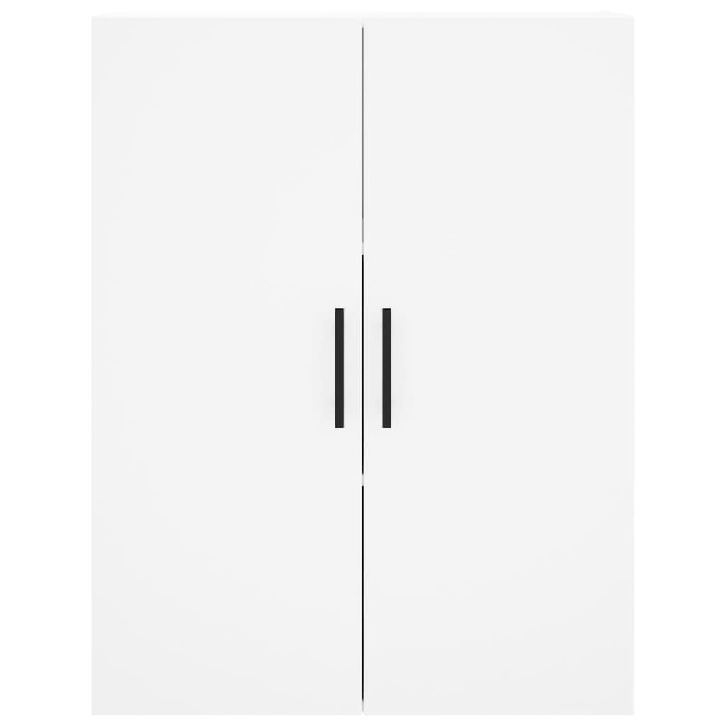 Highboard White 69.5x34x180 cm Engineered Wood