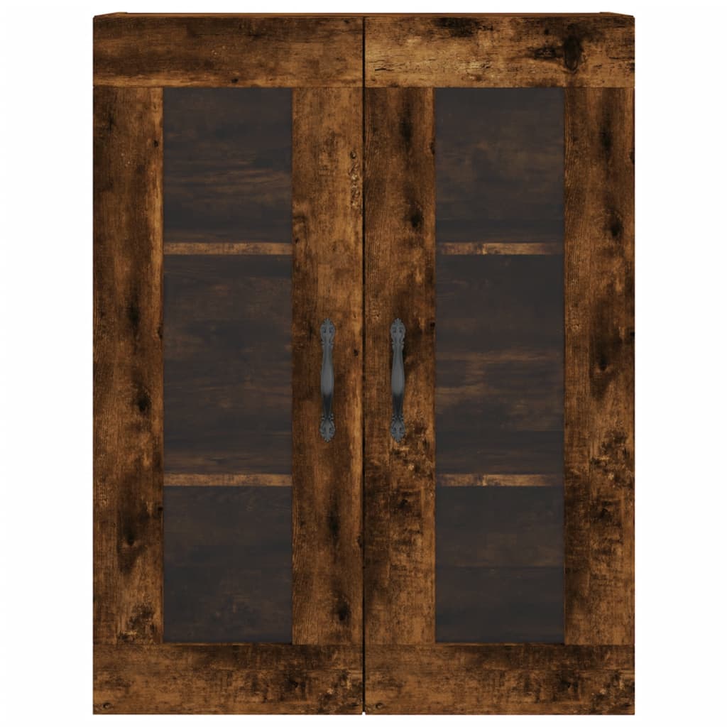 Highboard Smoked Oak 69.5x34x180 cm Engineered Wood