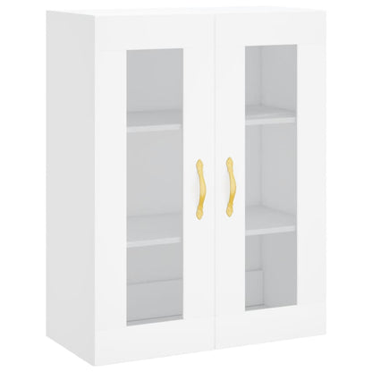 Highboard White 69,5x34x180 cm Engineered Wood