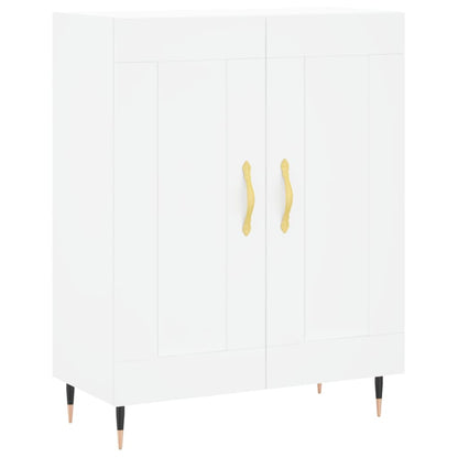 Highboard White 69,5x34x180 cm Engineered Wood