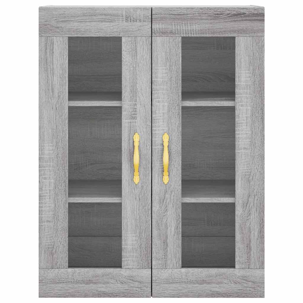 Highboard Grey Sonoma 69,5x34x180 cm Engineered Wood