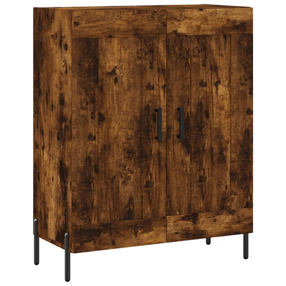 Highboard Smoked Oak 69,5x34x180 cm Engineered Wood