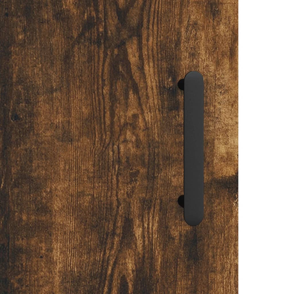 Highboard Smoked Oak 69,5x34x180 cm Engineered Wood