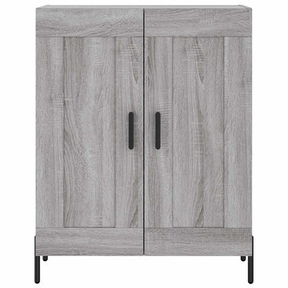 Highboard Grey Sonoma 69.5x34x180 cm Engineered Wood