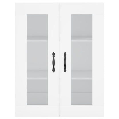 Highboard White 69.5x34x180 cm Engineered Wood
