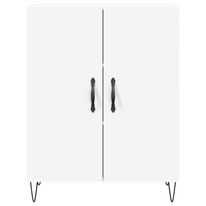 Highboard White 69.5x34x180 cm Engineered Wood