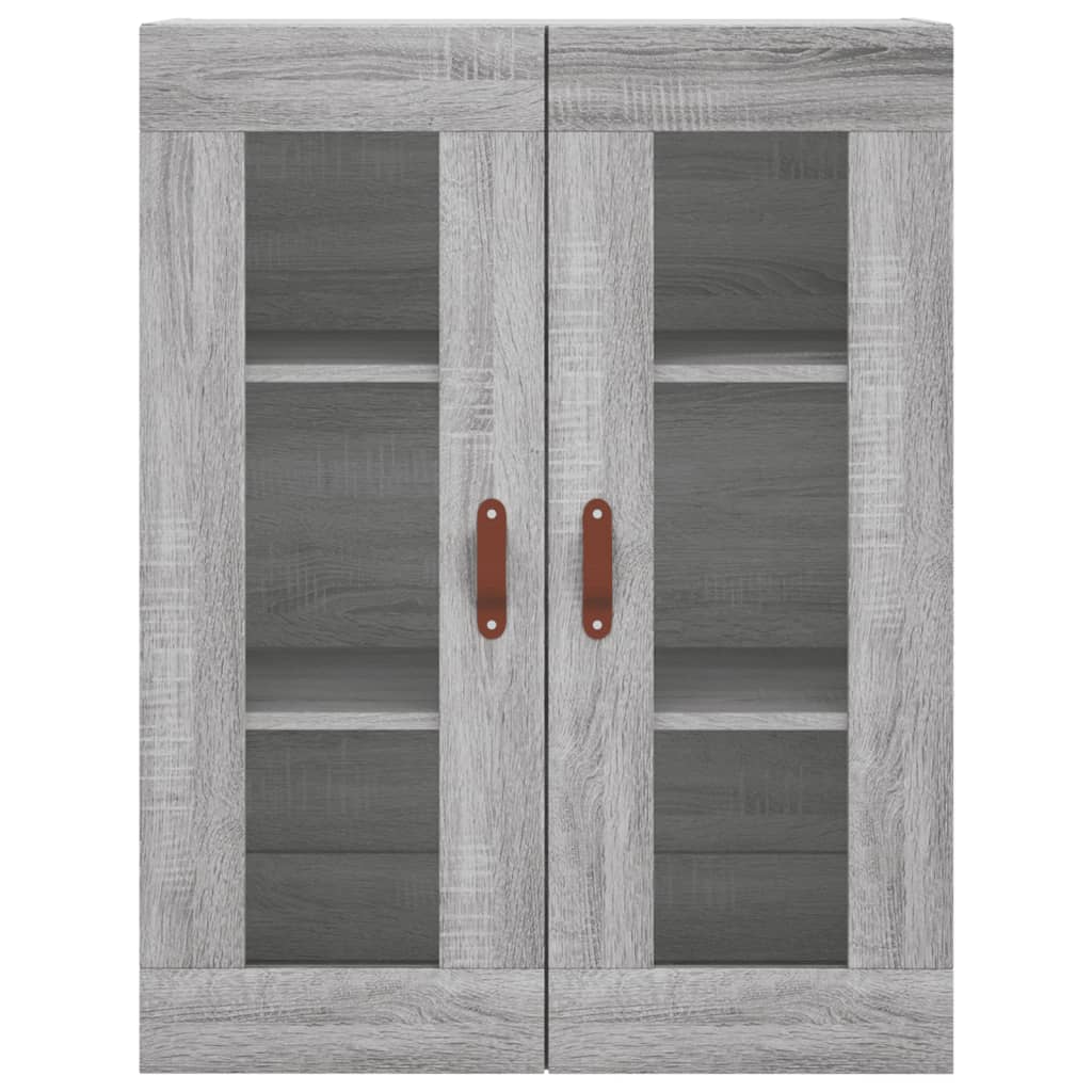 Highboard Grey Sonoma 69,5x34x180 cm Engineered Wood