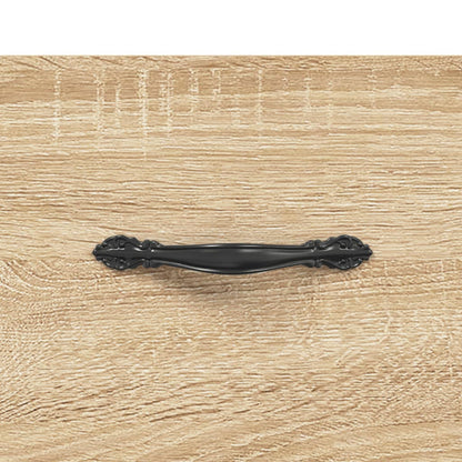 Highboard Sonoma Oak 69.5x34x180 cm Engineered Wood