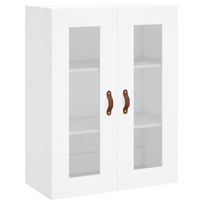 Highboard White 69,5x34x180 cm Engineered Wood