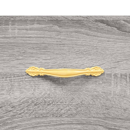 Highboard Grey Sonoma 69,5x34x180 cm Engineered Wood